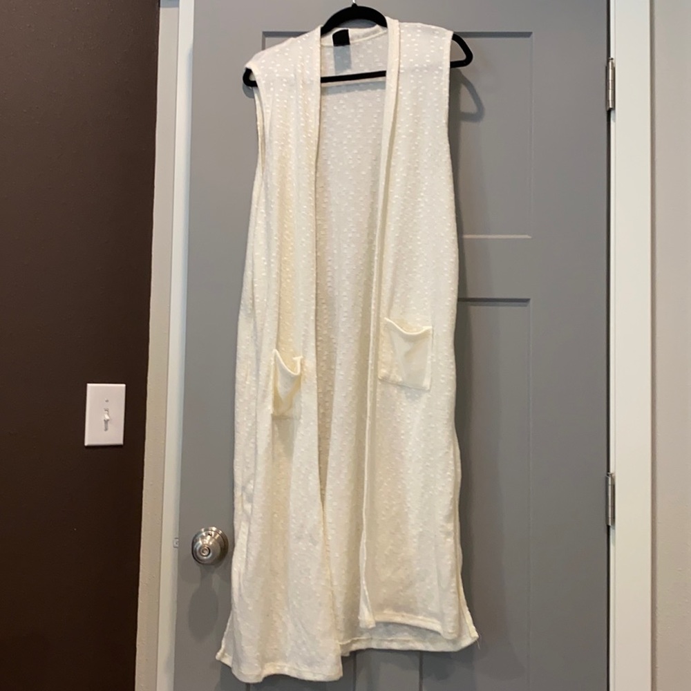 Agnes & Dora M/L Cream Duster